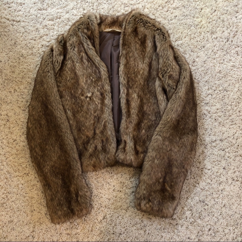 Hollister Faux Fur Jacket